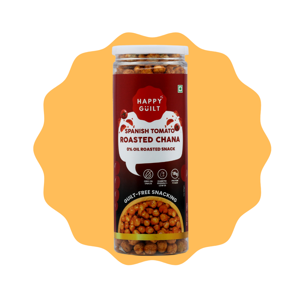 Spanish Tomato Roasted Chana | High-Protein & Diabetic-Friendly (150g)