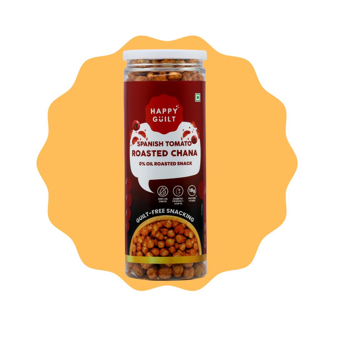 Spanish Tomato Roasted Chana | High-Protein & Diabetic-Friendly (150g)