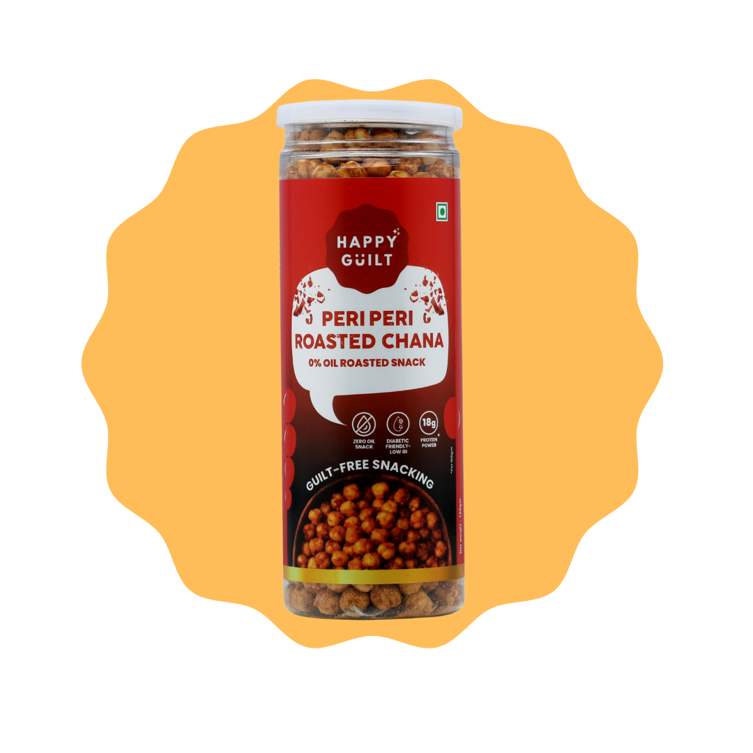 Peri Peri Roasted Chana | High-Protein & Diabetic-Friendly (150g)