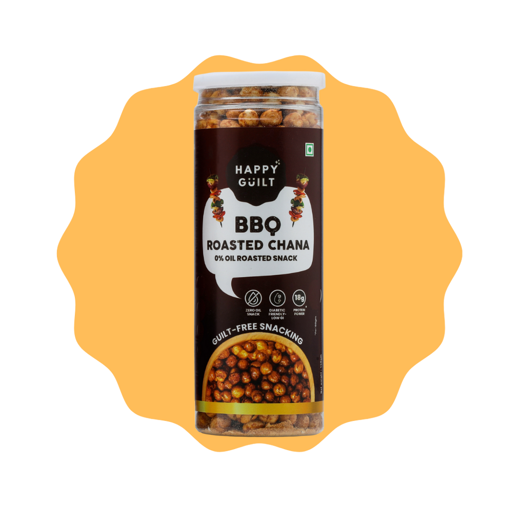 Smoky BBQ Roasted Chana | High-Protein & Diabetic-Friendly (150g)