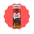 Peri Peri Roasted Peanuts | High-Protein & Cholesterol-Free (150g)
